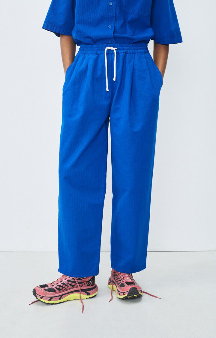 american vintage Pantalon femme Rygybay - BLEU DE PRUSSE Bleu - E25 american vintage Pantalon femme Rygybay - BLEU DE PRUSSE Bleu - E25