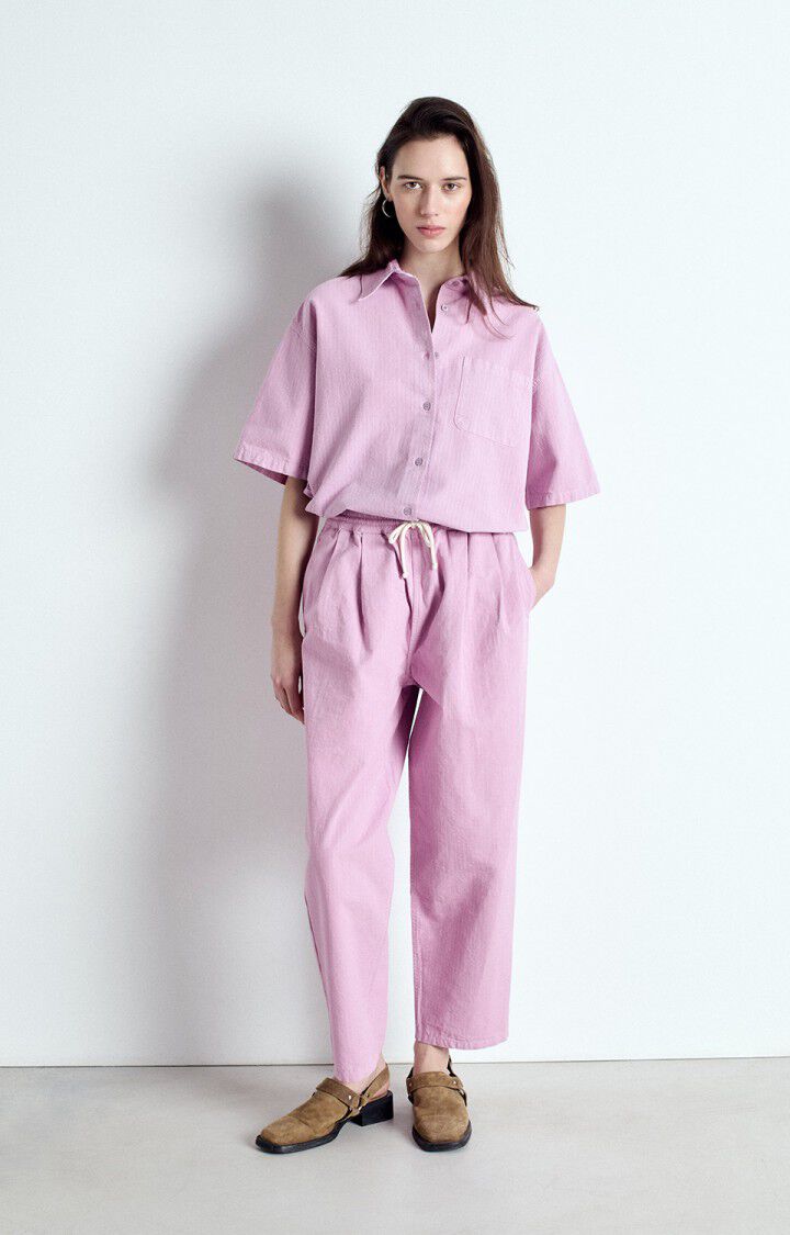 American Vintage Pantalon Femme Rygybay - ORCHIDEE Violet - E25