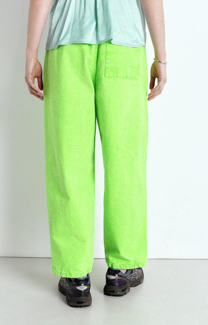 American Vintage Pantalon Femme Rygybay - POMME FLUO Vert - E25