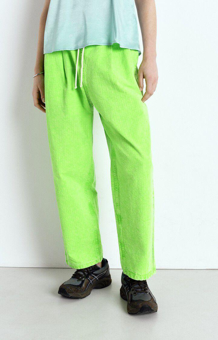 american vintage Pantalon femme Rygybay - POMME FLUO Vert - E25 american vintage Pantalon femme Rygybay - POMME FLUO Vert - E25