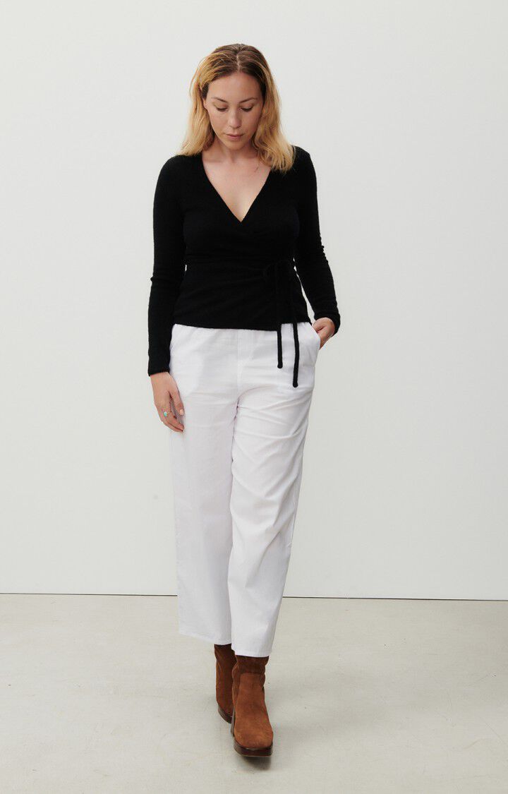 American Vintage Pantalon Femme Ryty - BLANC Blanc - E24