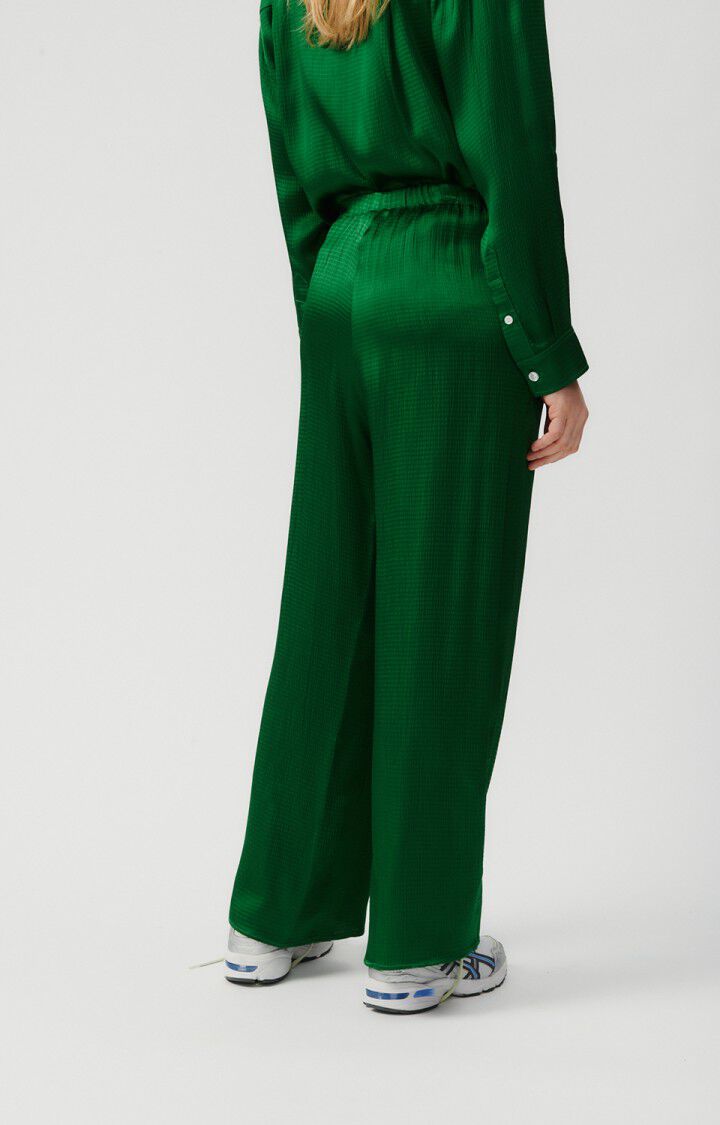 American Vintage Pantalon Femme Shaning - ANETH Vert - E23