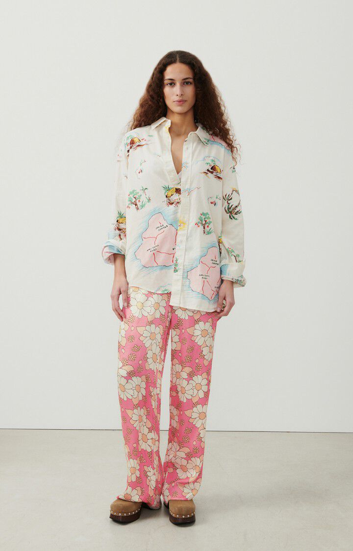 American Vintage Pantalon Femme Shaning - ANNIE Rose - E24