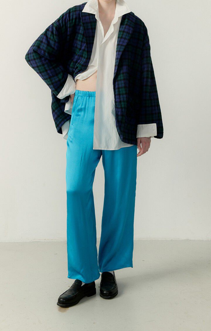 American Vintage Pantalon Femme Shaning - AQUATIQUE Bleu - E23