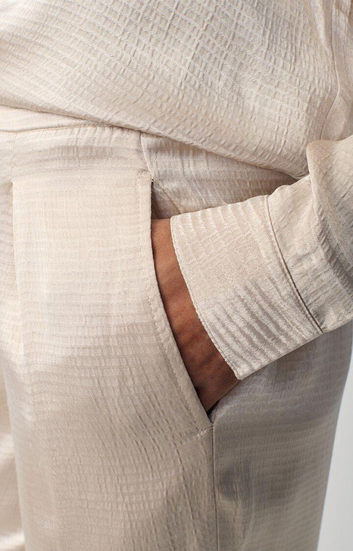 American Vintage Pantalon Femme Shaning - ECRU Beige - H23