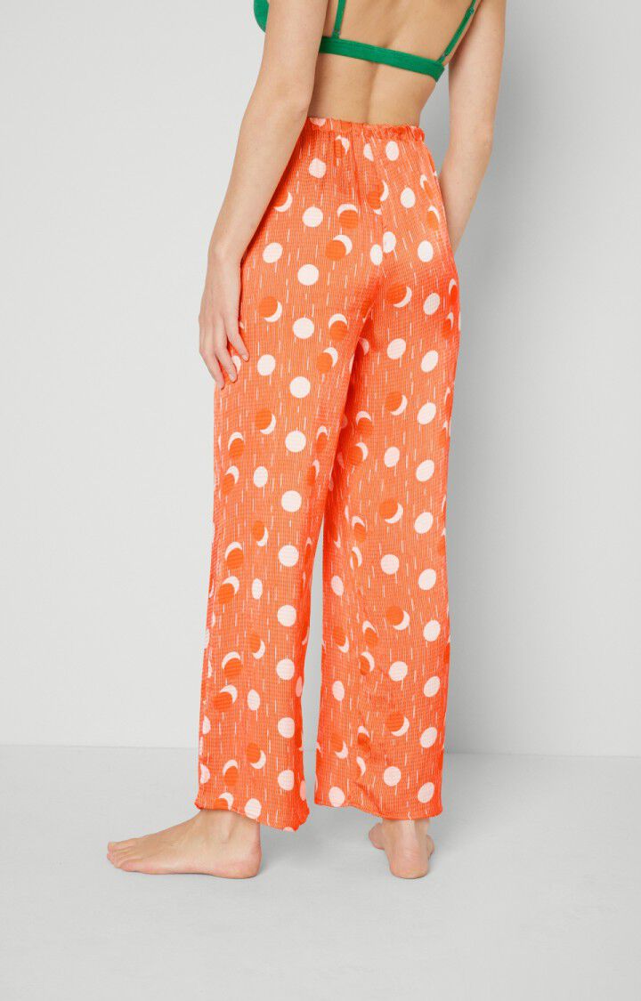 American Vintage Pantalon Femme Shaning - EDDY Orange - E23