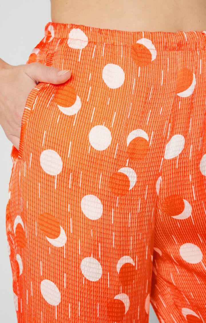American Vintage Pantalon Femme Shaning - EDDY Orange - E23