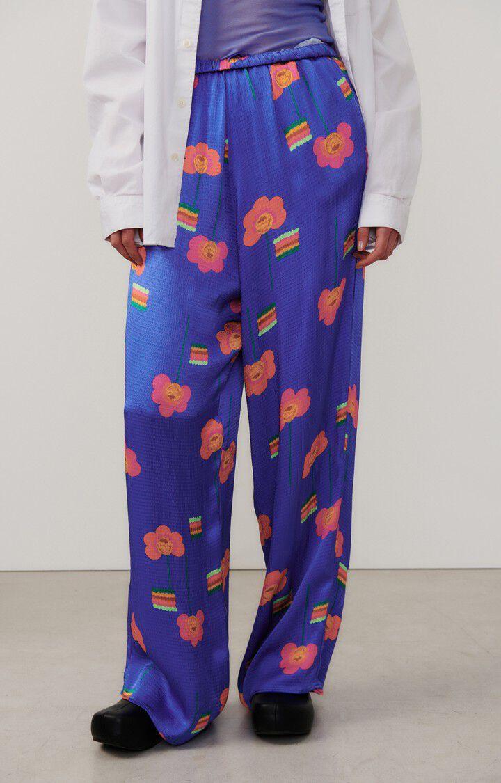 american vintage Pantalon femme Shaning - IRENE Bleu - E24