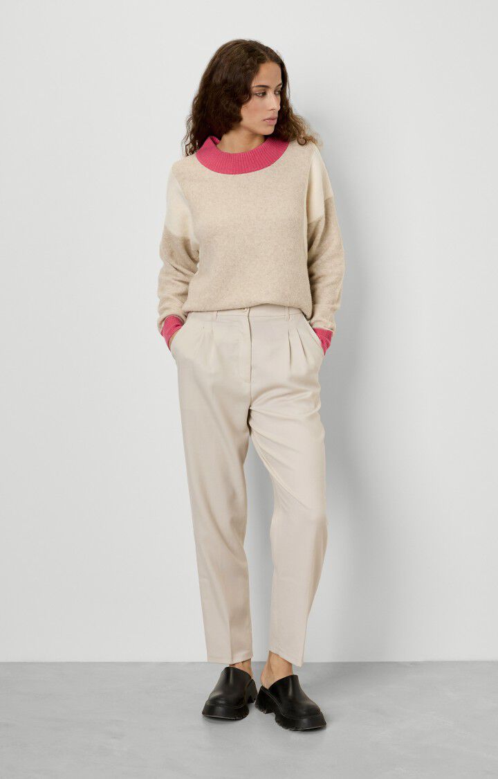 American Vintage Pantalon Femme Tabinsville - MASTIC Beige - E23