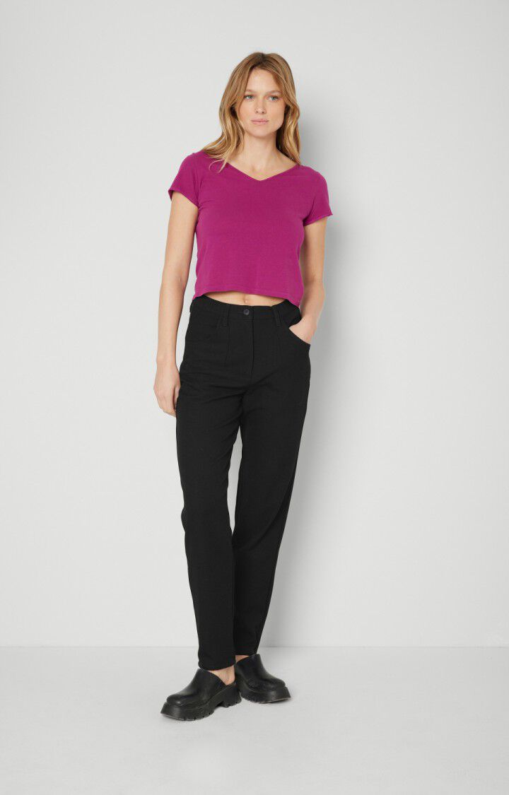 American Vintage Pantalon Femme Tumba - NOIR Noir - E21