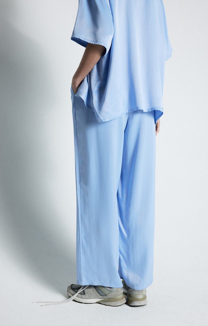 American Vintage Pantalon Femme Unyl - BAIGNADE Bleu - E25