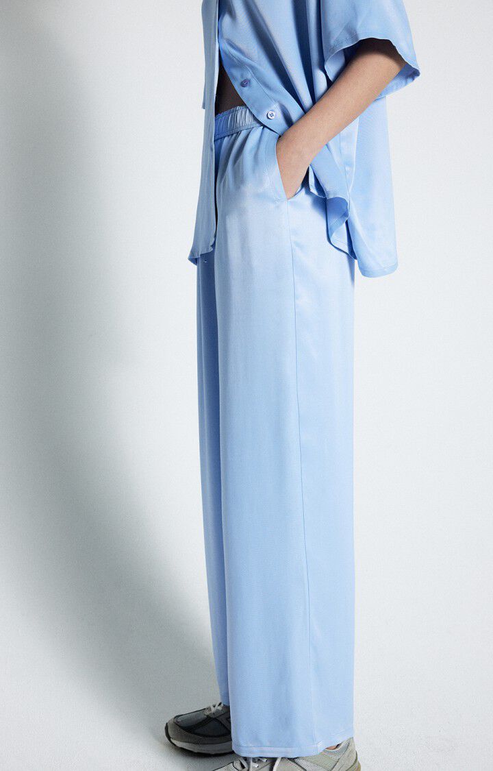 american vintage Pantalon femme Unyl - BAIGNADE Bleu - E25