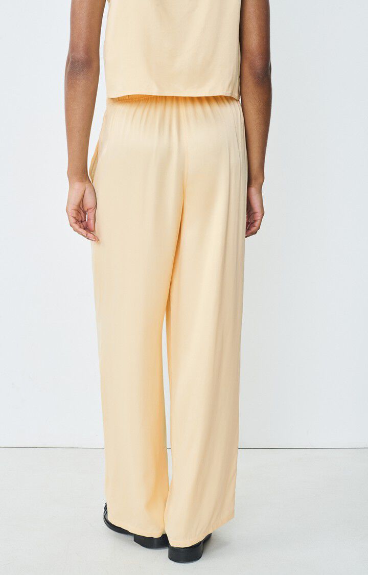 American Vintage Pantalon Femme Unyl - BEURRE Jaune - E25