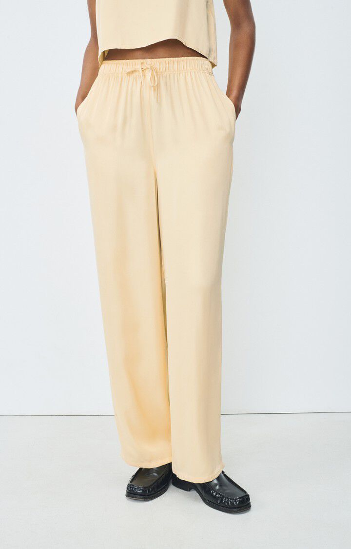 american vintage Pantalon femme Unyl - BEURRE Jaune - E25 american vintage Pantalon femme Unyl - BEURRE Jaune - E25