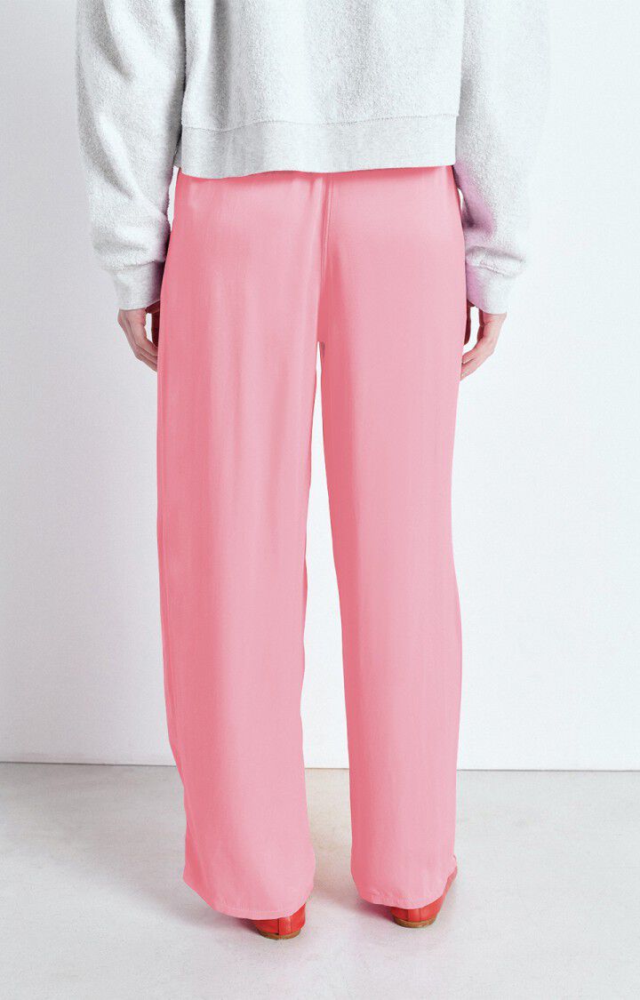 American Vintage Pantalon Femme Unyl - BUBBLE GUM Rose - E25