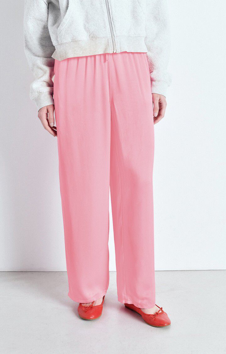 american vintage Pantalon femme Unyl - BUBBLE GUM Rose - E25