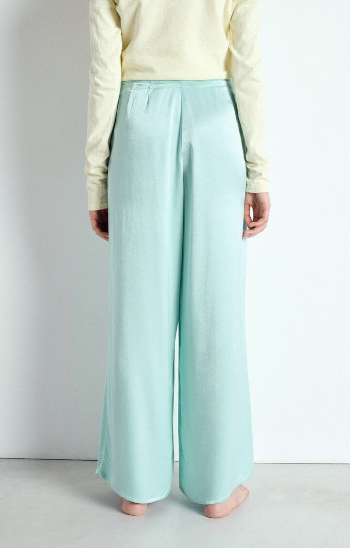 American Vintage Pantalon Femme Voogy - ALASKA Bleu - E25