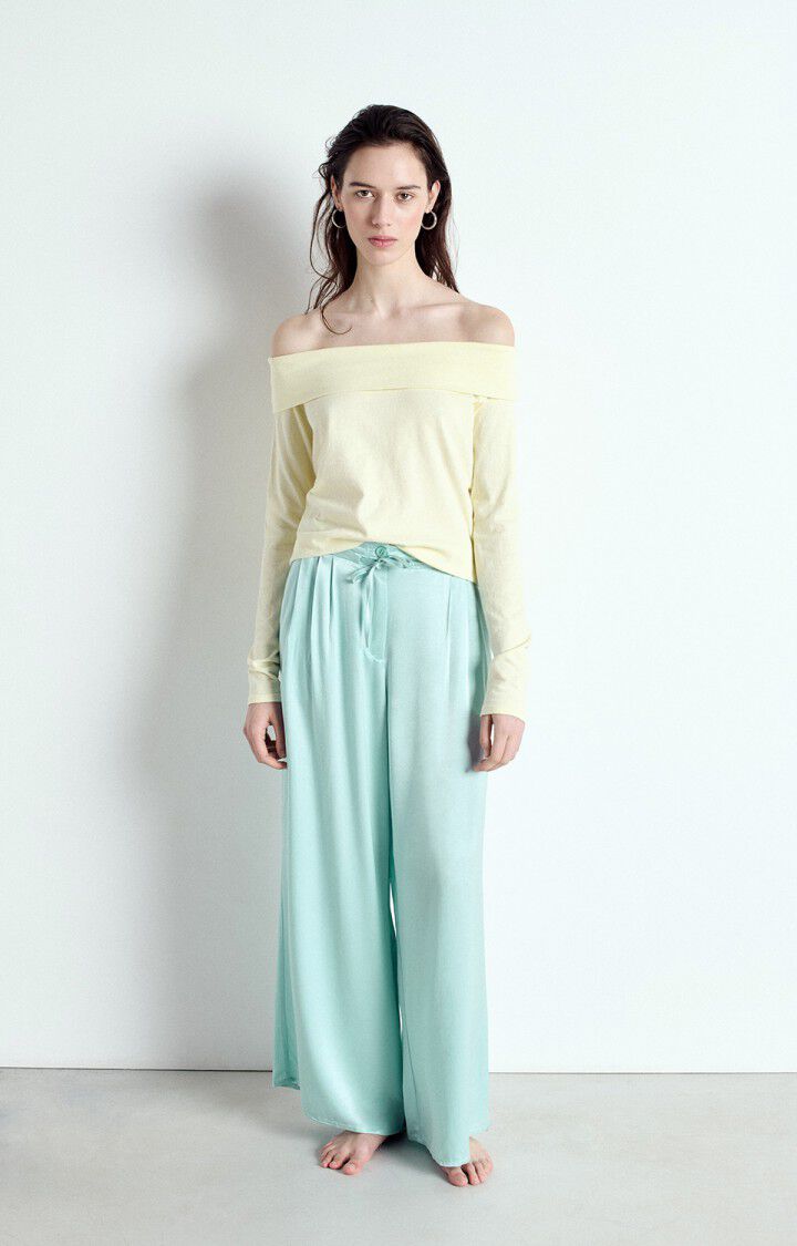 american vintage Pantalon femme Voogy - ALASKA Bleu - E25 american vintage Pantalon femme Voogy - ALASKA Bleu - E25