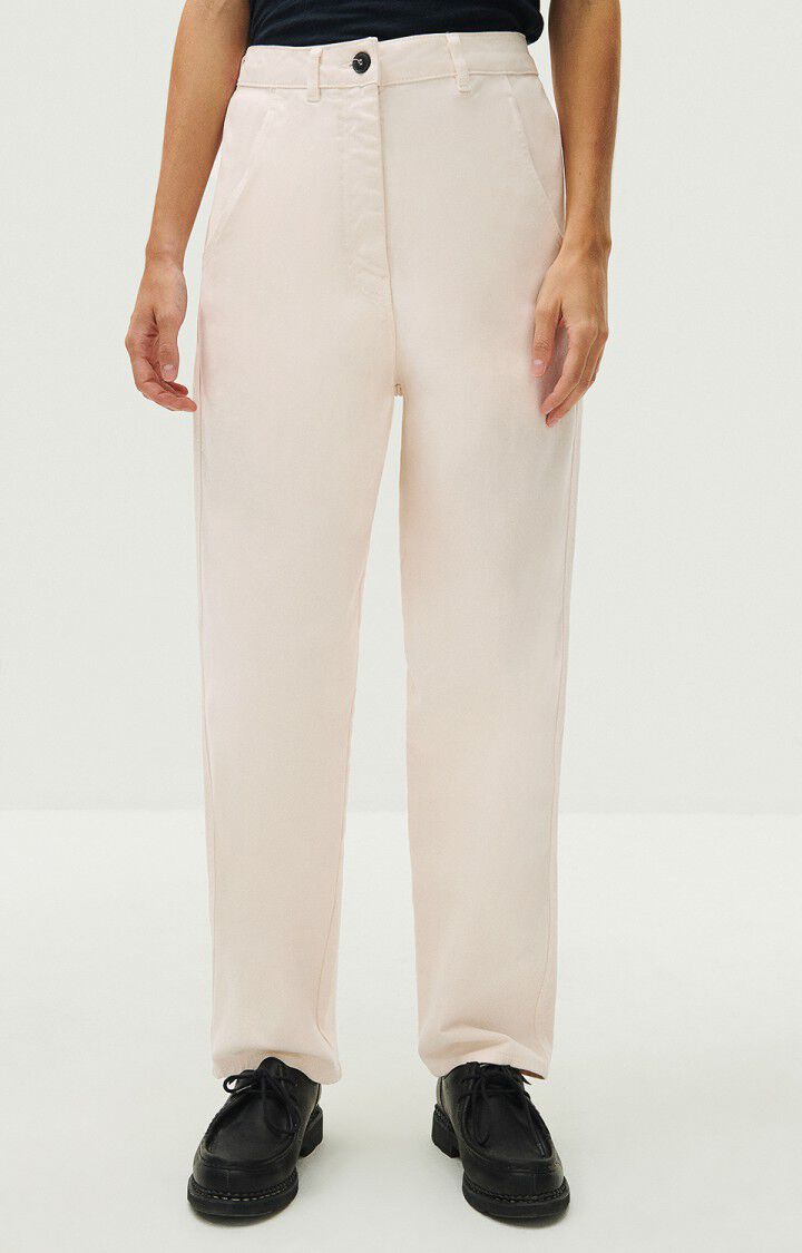 american vintage Pantalon femme Wakibird - ECRU Beige - H20