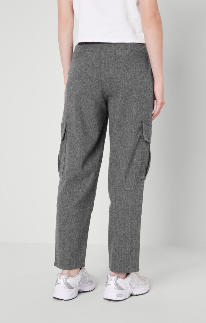 American Vintage Pantalon Femme Weftown - GRIS CHINE Gris - E21