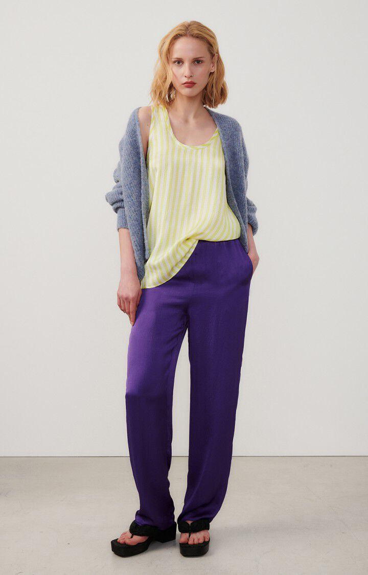 American Vintage Pantalon Femme Widland - NEON PURPLE Violet - E24