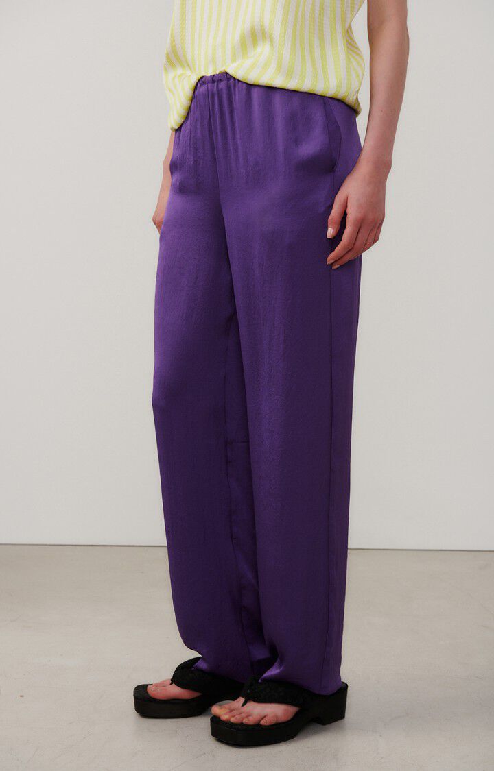 american vintage Pantalon femme Widland - NEON PURPLE Violet - E24
