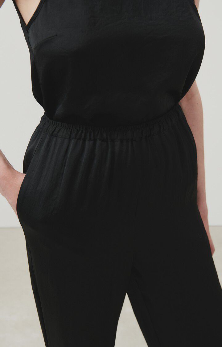 American Vintage Pantalon Femme Widland - REGLISSE Noir - E24