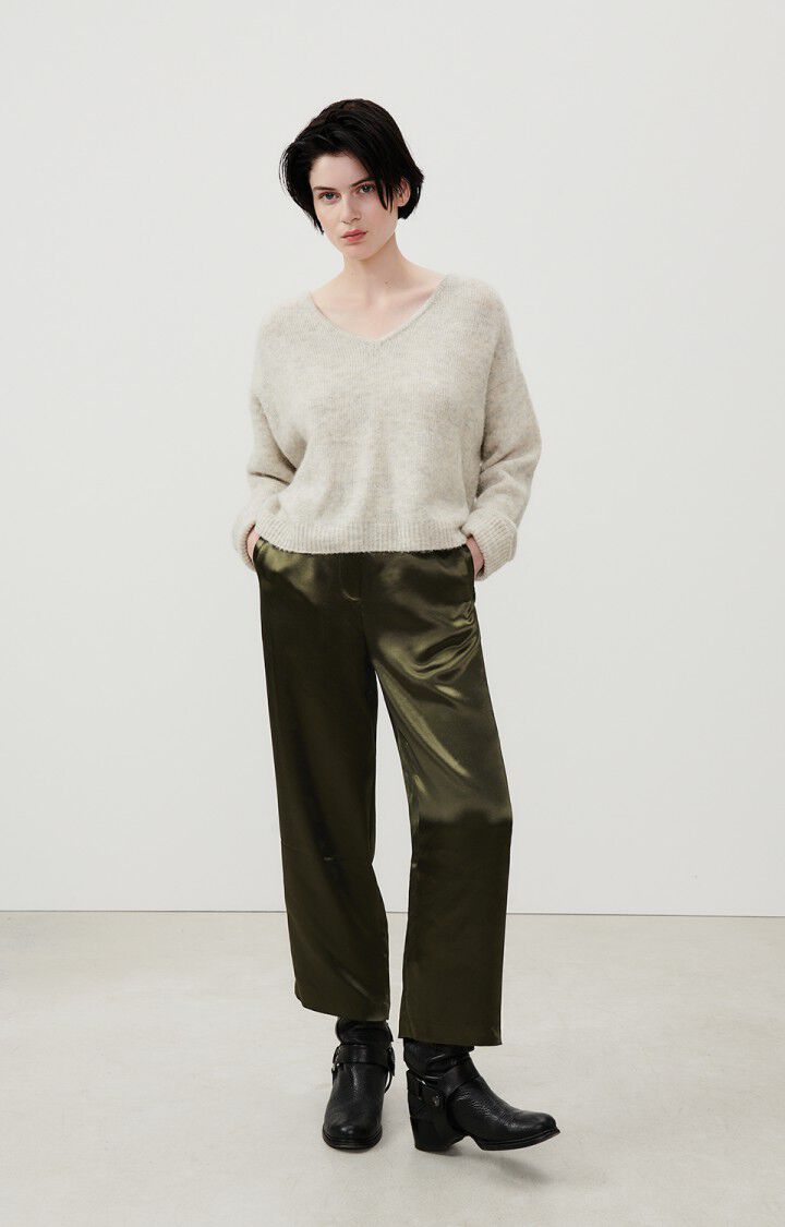 American Vintage Pantalon Femme Wodbay - PIN Vert - H23