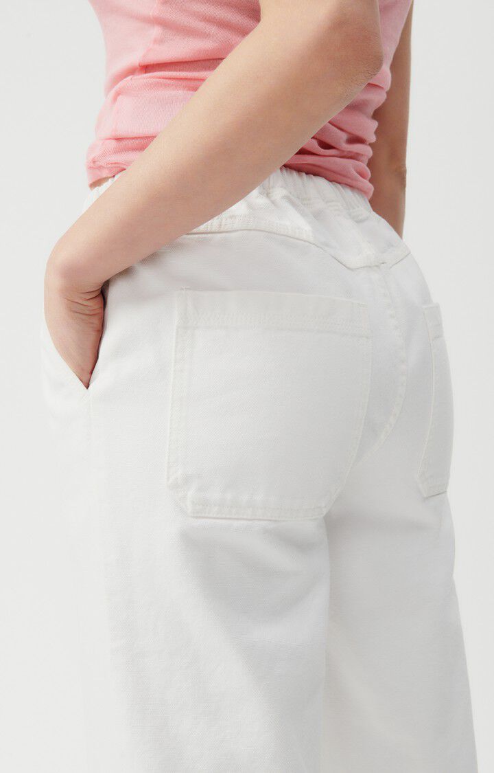 American Vintage Pantalon Femme Yapitown - BLANC Blanc - E23