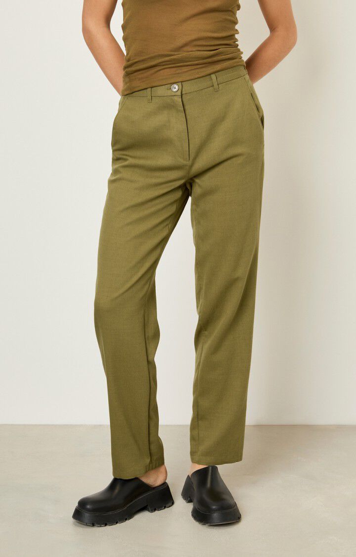 american vintage Pantalon femme Yayowood - WASABI Vert - H18