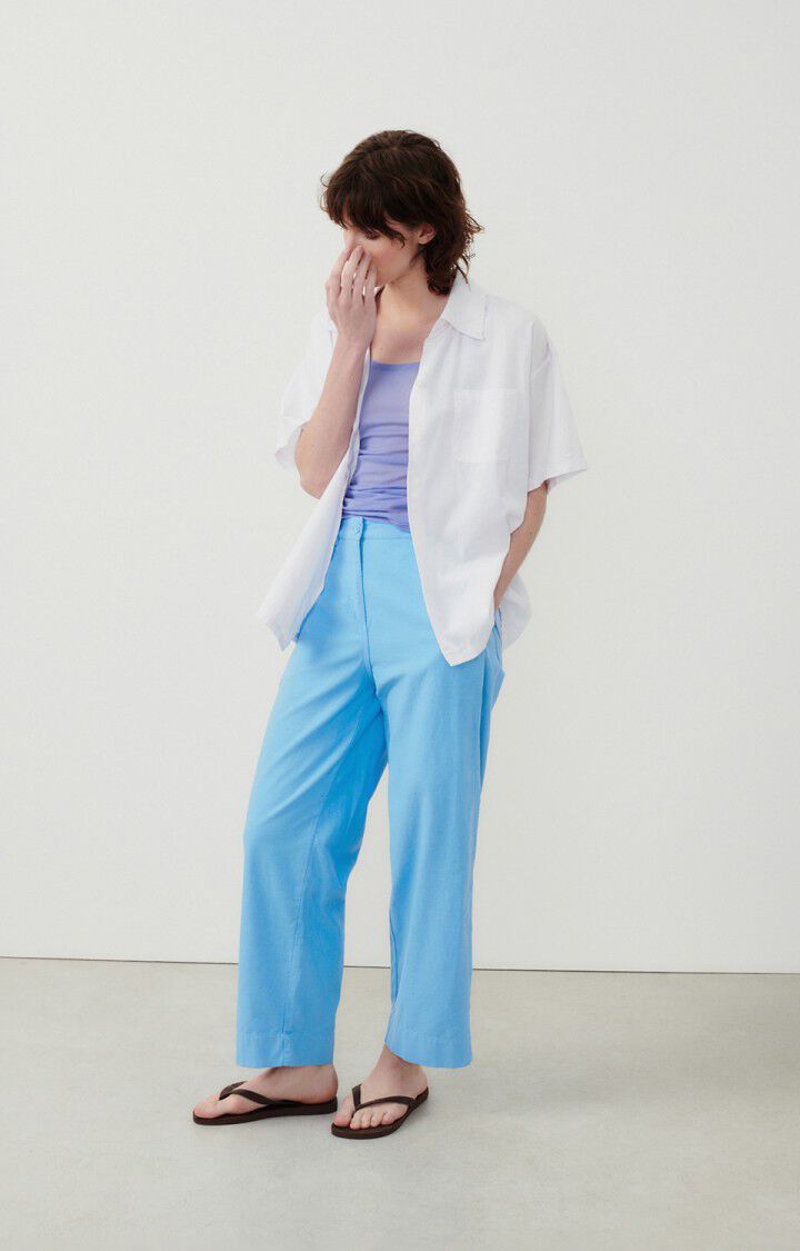 American Vintage Pantalon Femme Zarydok - CIEL Bleu - E24