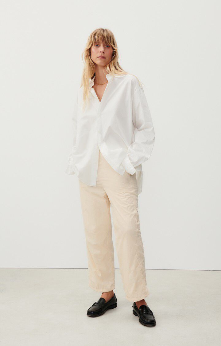 american vintage Pantalon femme Zotcity - ECRU Beige - E24