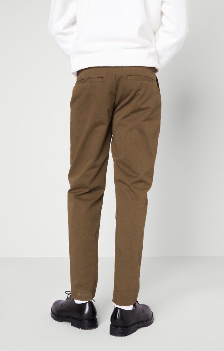 American Vintage Pantalon Homme Ayon - GRIZZLY Marron - H19