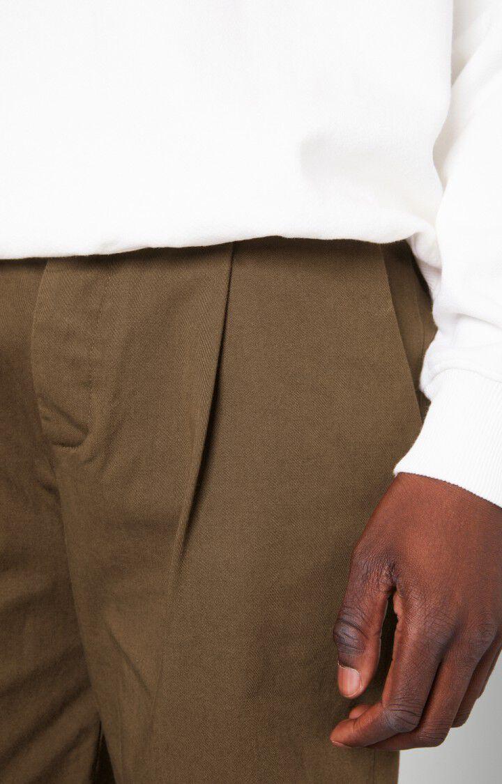 American Vintage Pantalon Homme Ayon - GRIZZLY Marron - H19
