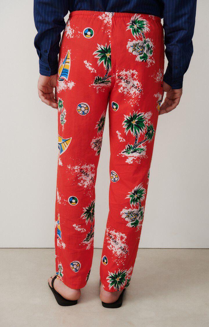 American Vintage Pantalon Homme Bygoo - BENY Rouge - E24