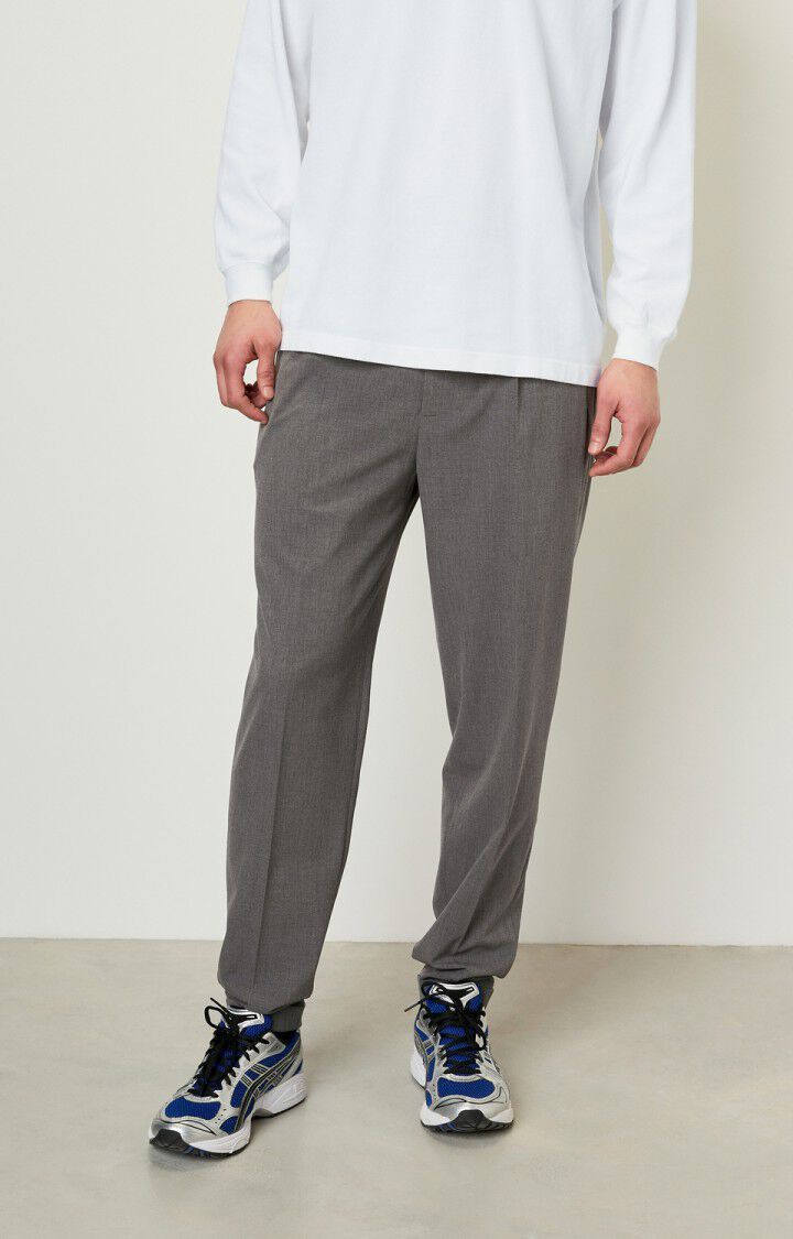 american vintage Pantalon homme Cambridge - CENDRE CHINE Gris - H21