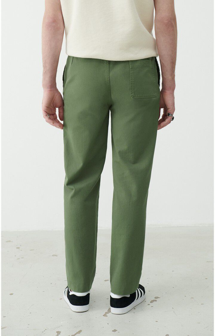American Vintage Pantalon Homme Chopamy - BAMBOU Vert - E22