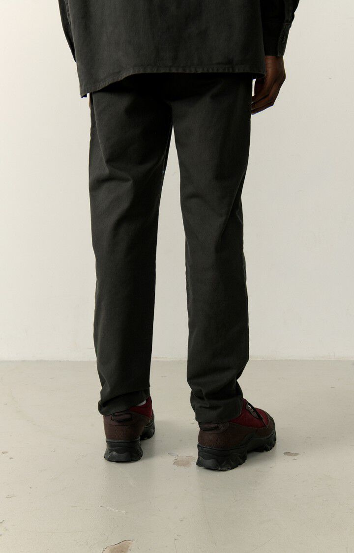 American Vintage Pantalon Homme Chopamy - CARBONE Noir - E23