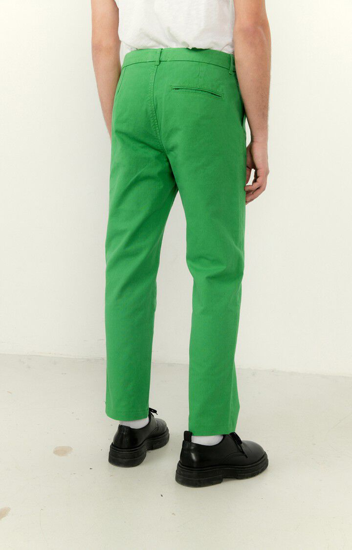American Vintage Pantalon Homme Chopamy - PRINTANIER Vert - E23