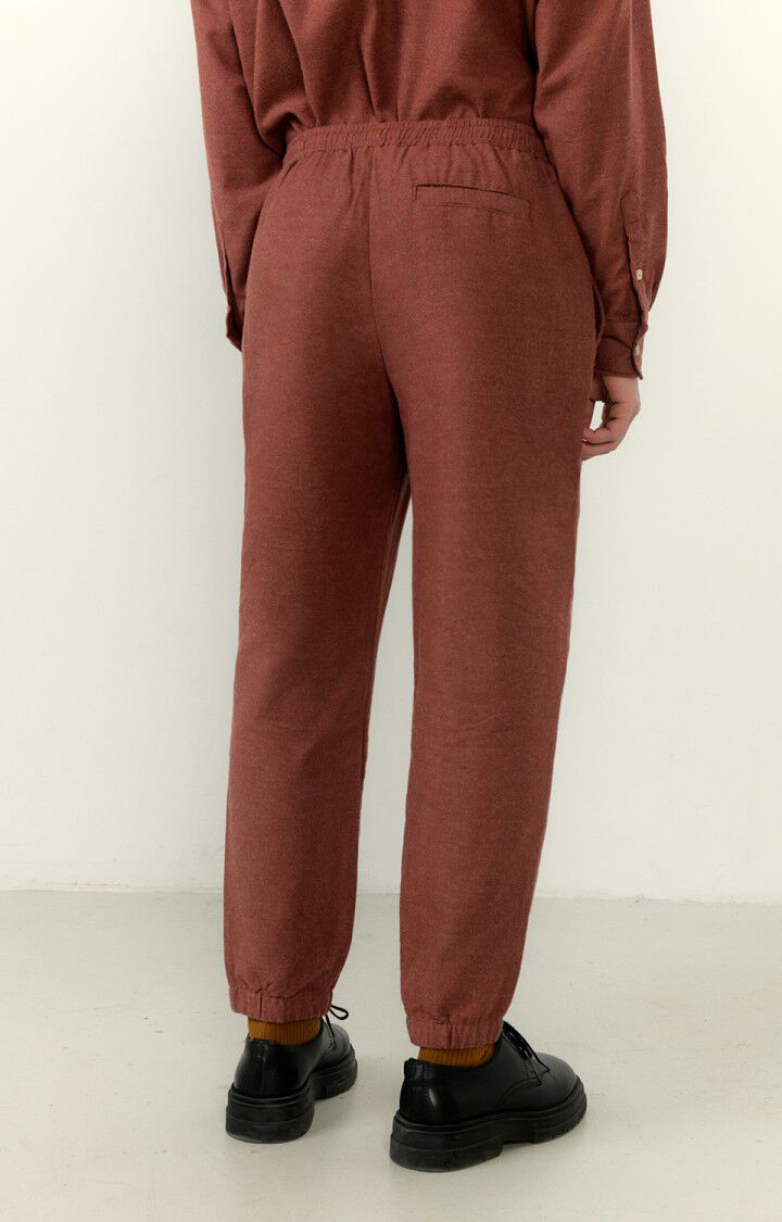 American Vintage Pantalon Homme Dakota - EPICES CHINE Marron - H22