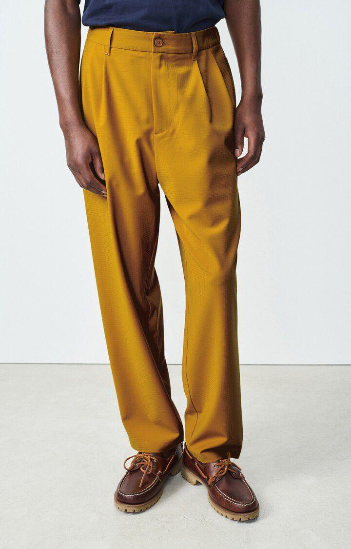 american vintage Pantalon homme Doacity - CUMIN Jaune - H24