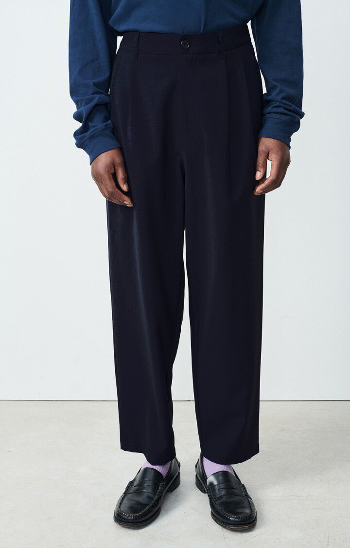 american vintage Pantalon homme Doacity - NAVY Bleu - E25