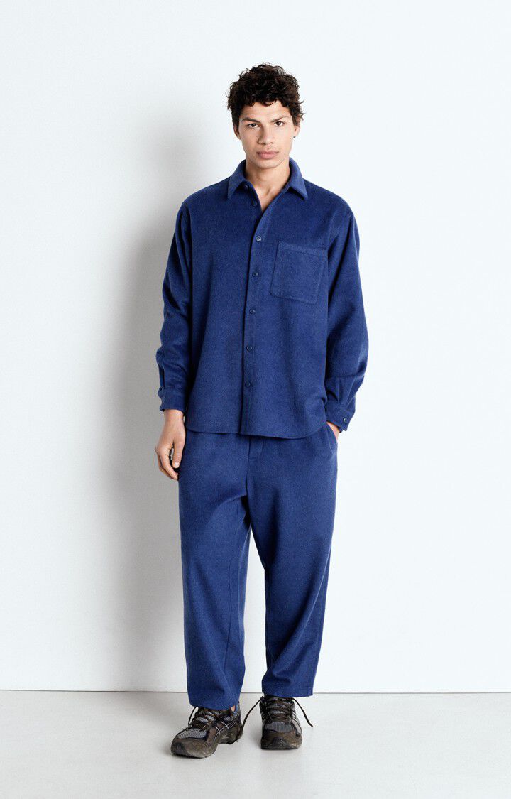 American Vintage Pantalon Homme Dodiloo - NUIT CHINE Bleu - E25