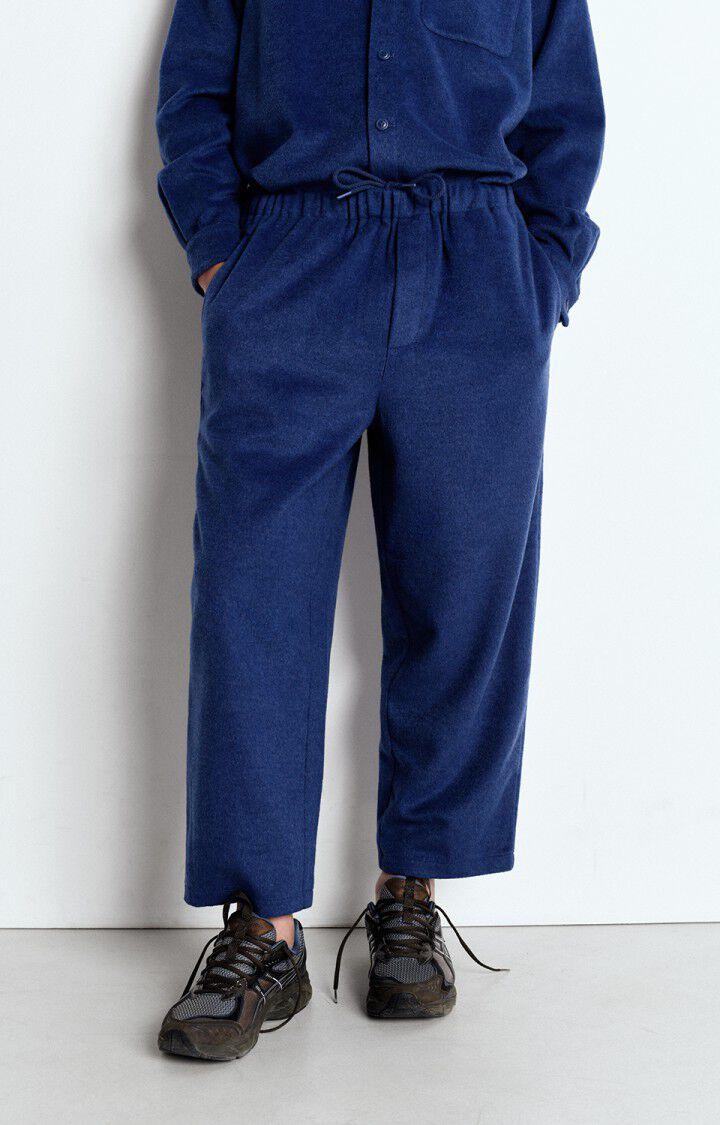 american vintage Pantalon homme Dodiloo - NUIT CHINE Bleu - E25
