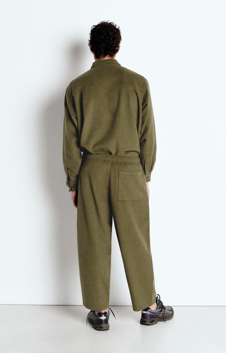 American Vintage Pantalon Homme Dodiloo - ORIGAN CHINE Vert - E25