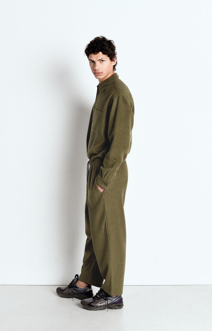 American Vintage Pantalon Homme Dodiloo - ORIGAN CHINE Vert - E25