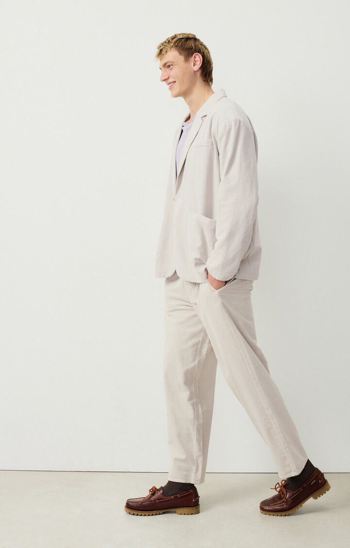 American Vintage Pantalon Homme Enyway - ARCTIQUE CHINE Gris - E25