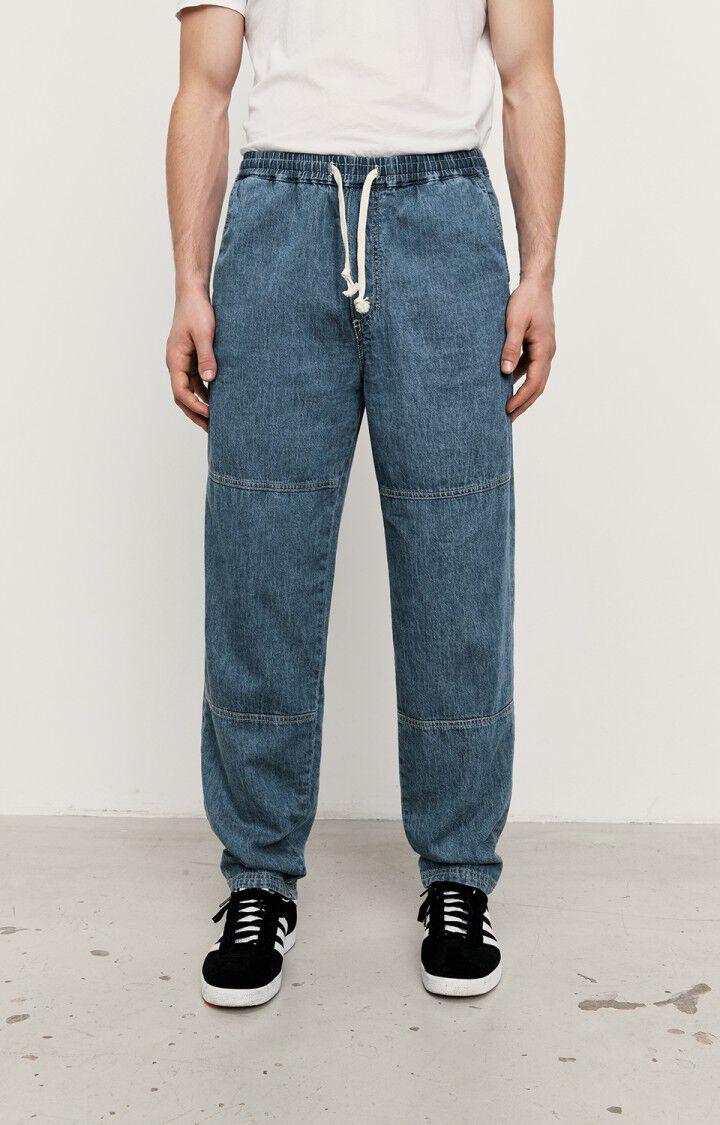 American Vintage Pantalon Homme Fybee - BLEU STONE Bleu - E22