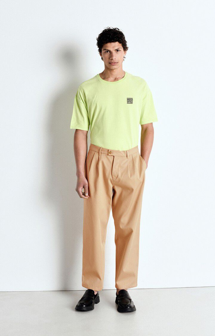 American Vintage Pantalon Homme Gozzy - SESAME Beige - E25