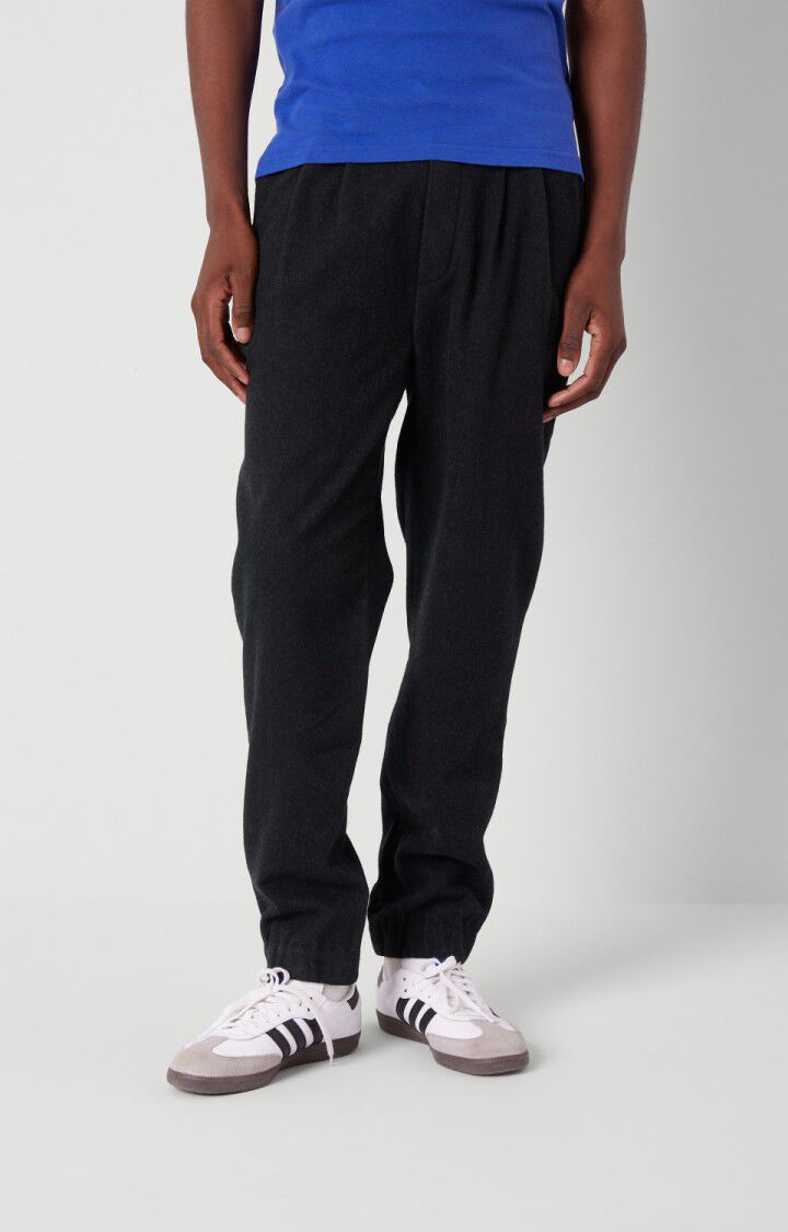 american vintage Pantalon homme Imatown - FUMEE CHINE Gris - H20